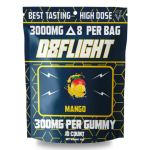 3000MG High Dose Gummies – Mango Flavor